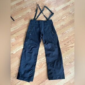 Patagonia Men’s Snow Pants Suspender / Bib-Style – Size 32 – Black